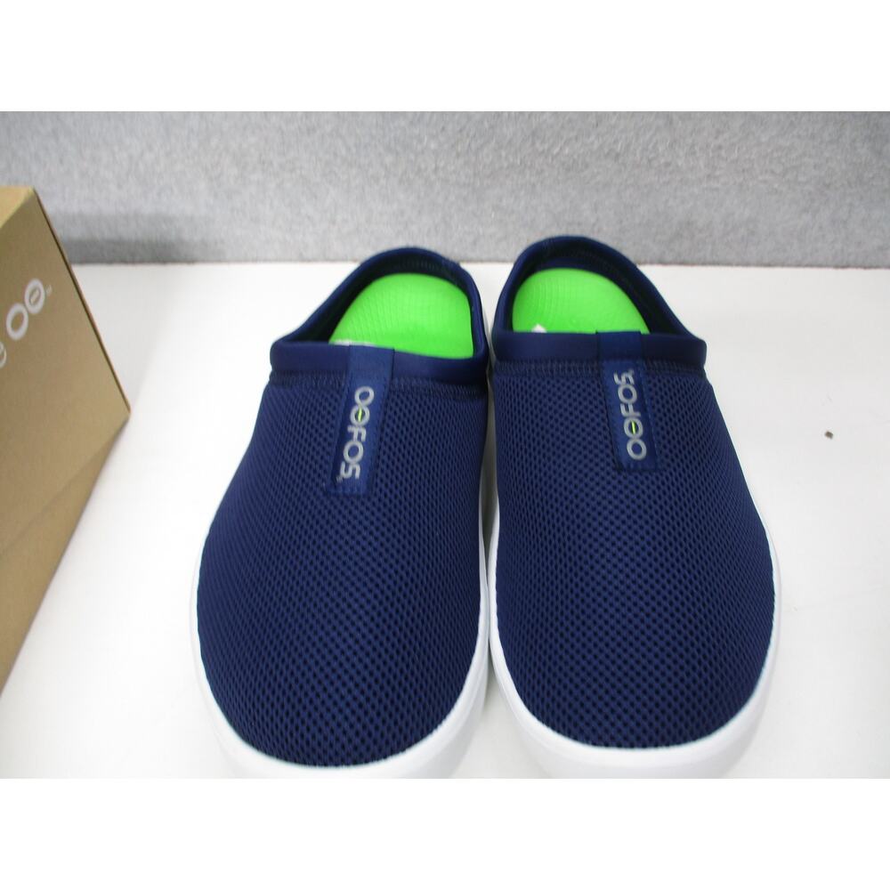 Oofos OOcoozie Sport Mule Navy Blue Slip On Comfort Shoes Mens Sz 9 - Picture 7 of 8